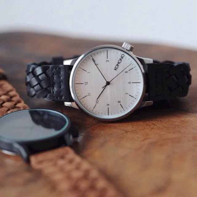 Komono Winston Woven Black Watch