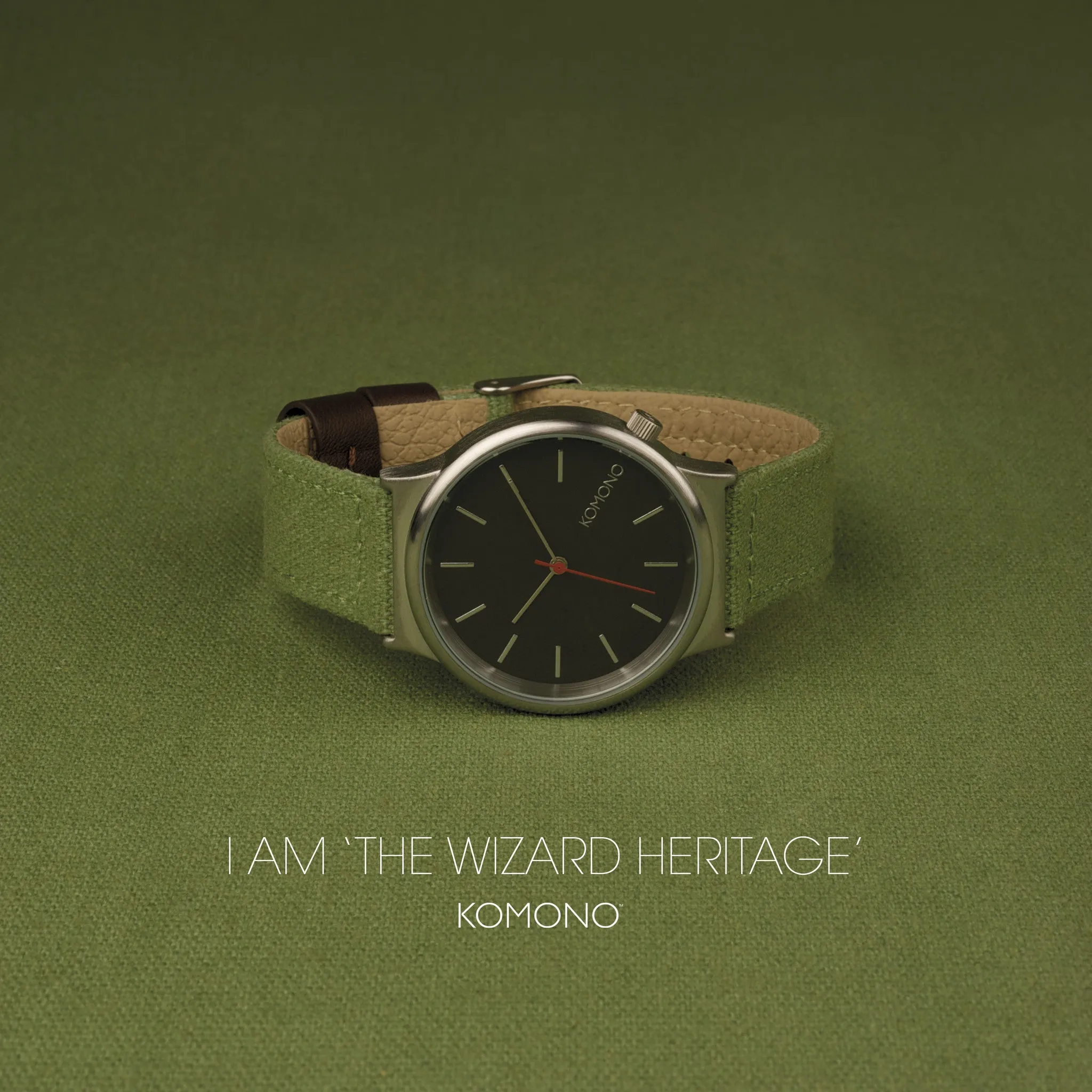 Komono Wizard Heritage Series All Black Watch