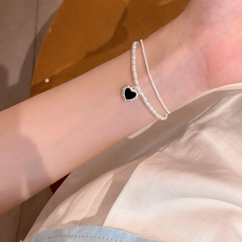 Korean Elegant Pearl Beads Bracelet For Women