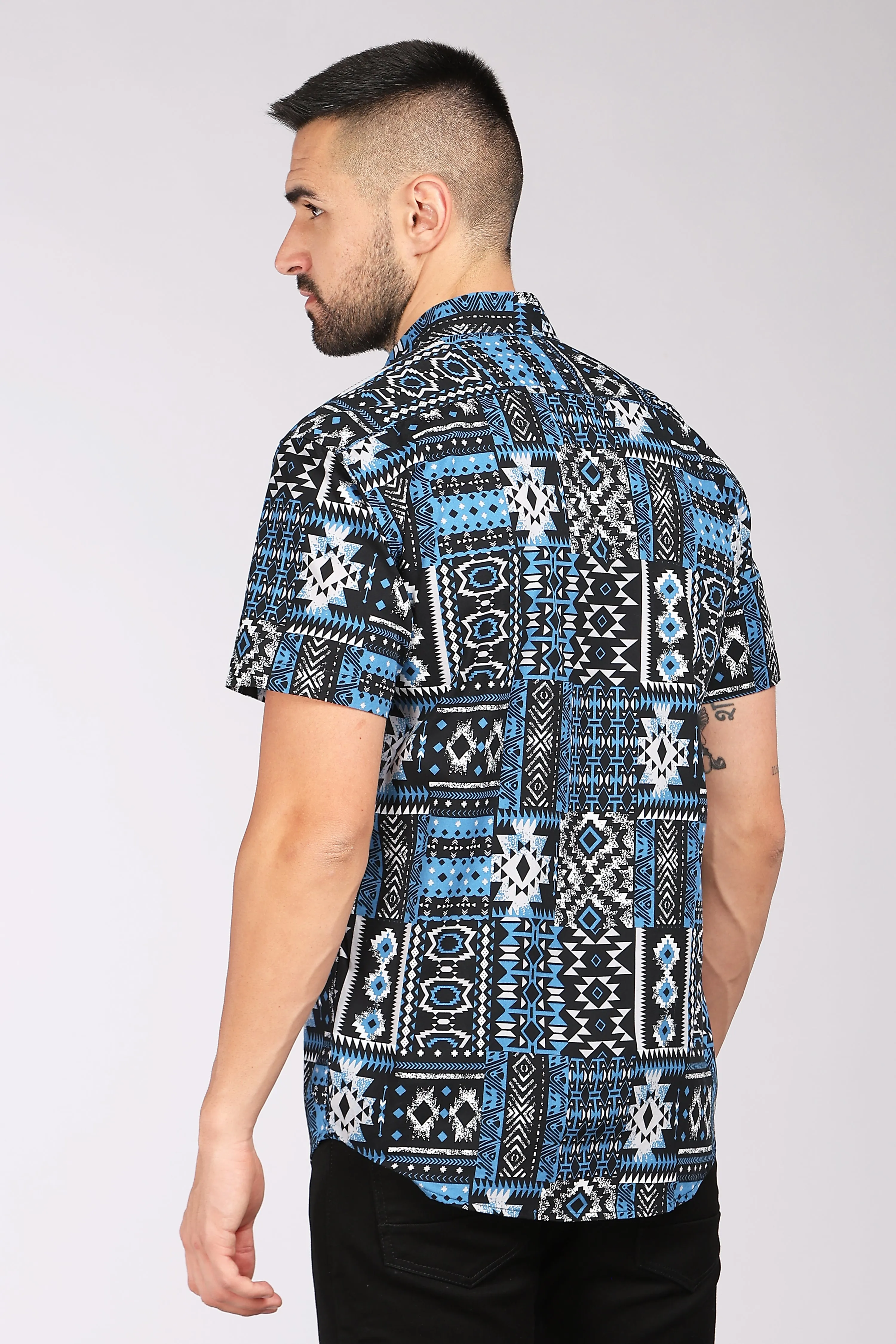 KOREAN GEOMETRIC SHIRT