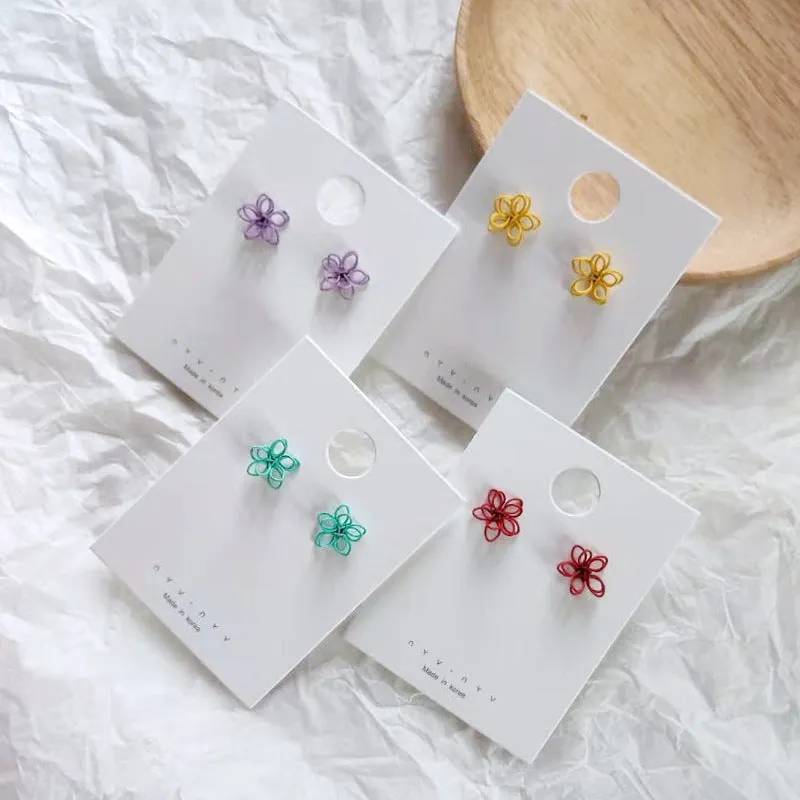 Korean girl ins style cute earrings