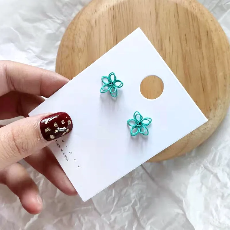 Korean girl ins style cute earrings