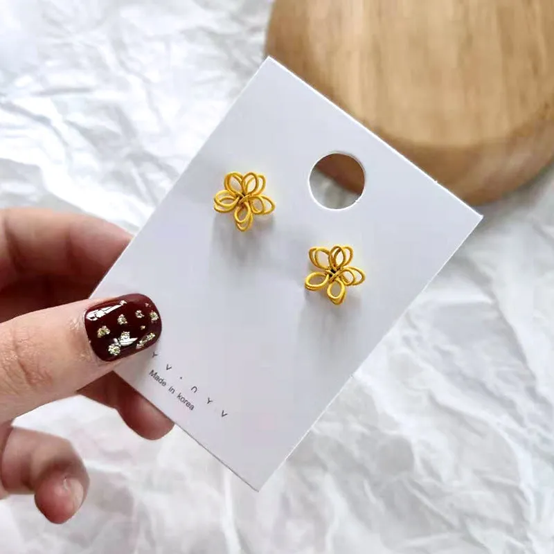 Korean girl ins style cute earrings