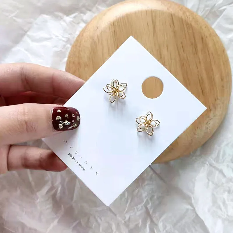 Korean girl ins style cute earrings