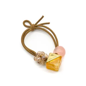 Korean girl , leather hair ring AC-010004