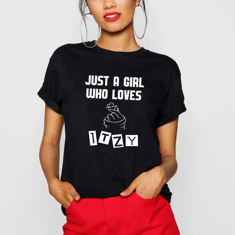 Korean Itzy Round Neck T Shirt