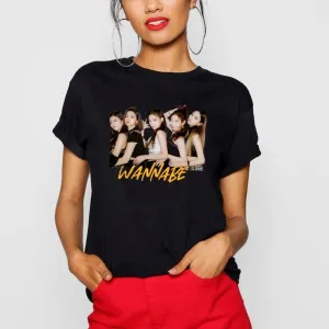 Korean Itzy Round Neck T Shirt