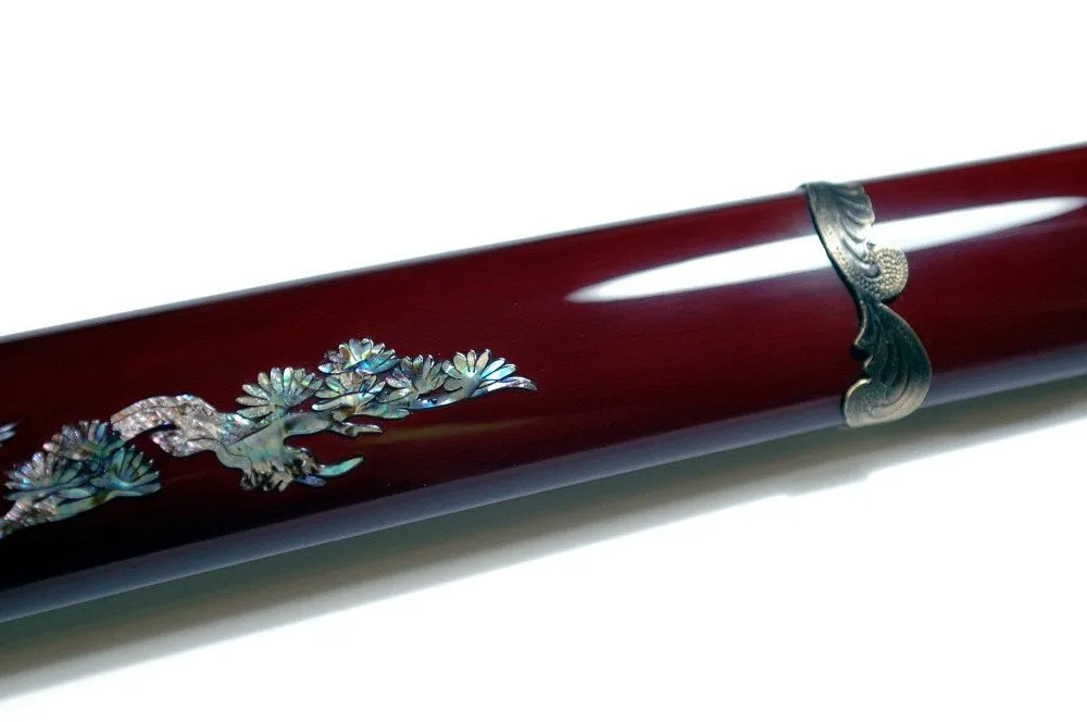 Korean jingum (pine tree inlay)