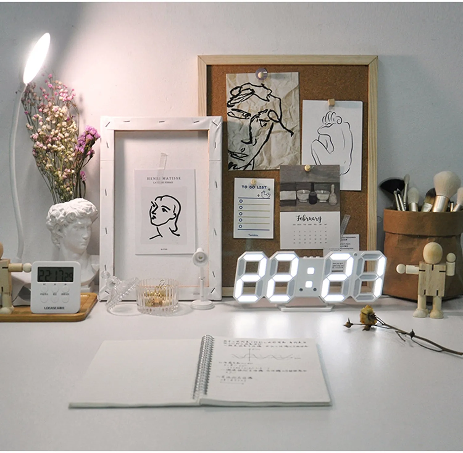 Korean Minimalist Clock