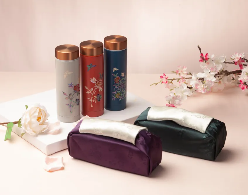 Korean Mother-of-Pearl Traditional Art Tumbler