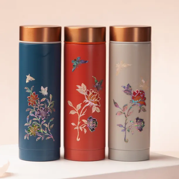 Korean Mother-of-Pearl Traditional Art Tumbler