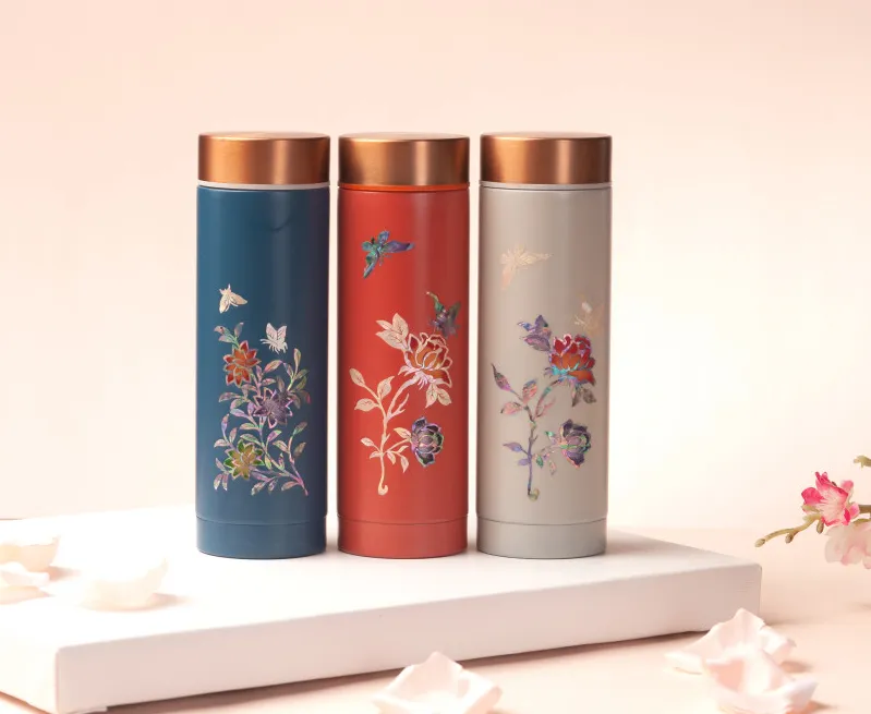 Korean Mother-of-Pearl Traditional Art Tumbler
