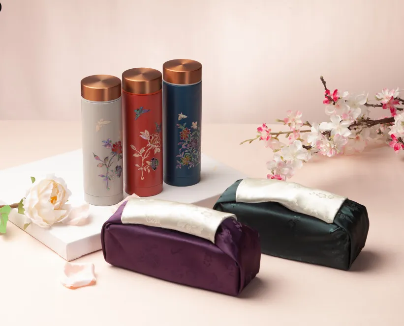 Korean Mother-of-Pearl Traditional Art Tumbler
