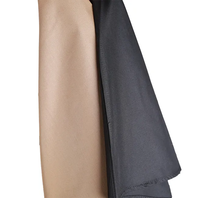 Korean niche design asymmetric slanted strap big bow irregular hem sleeveless blouse long shirt