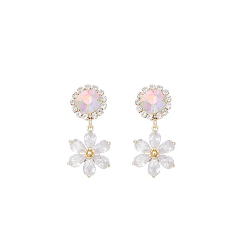Korean retro wild flower earrings