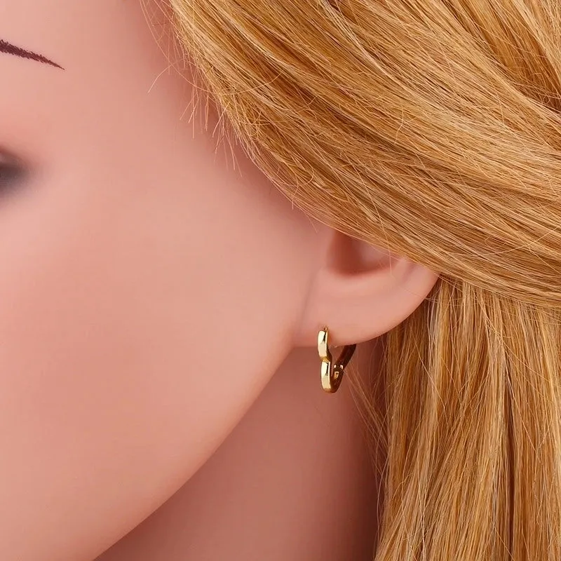 Korean Simple Geometric Mini Earrings