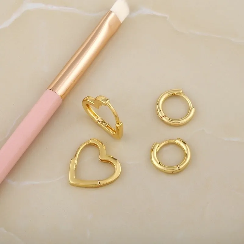 Korean Simple Geometric Mini Earrings