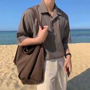 [Korean Style] 3 Colors Lapel Polo Shirts