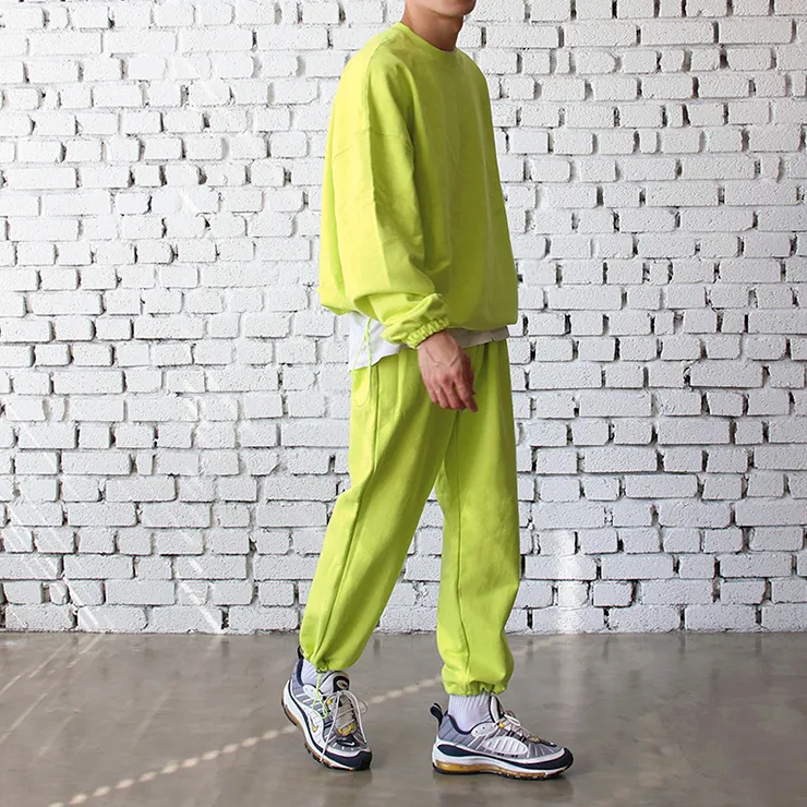 [Korean Style] 4 Colors Casual Drawstring 2 Pieces Sets