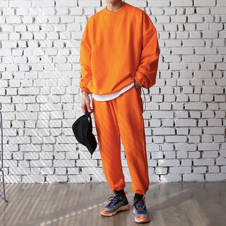[Korean Style] 4 Colors Casual Drawstring 2 Pieces Sets