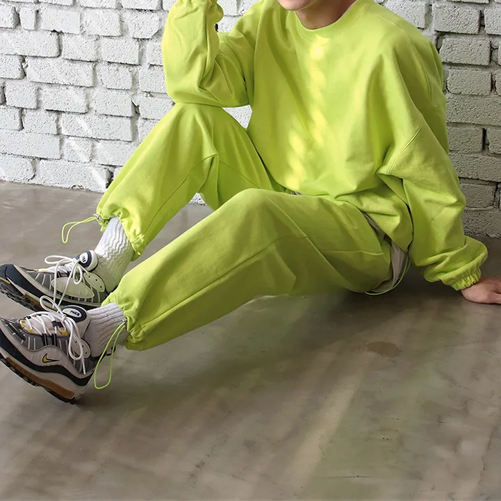 [Korean Style] 4 Colors Casual Drawstring 2 Pieces Sets