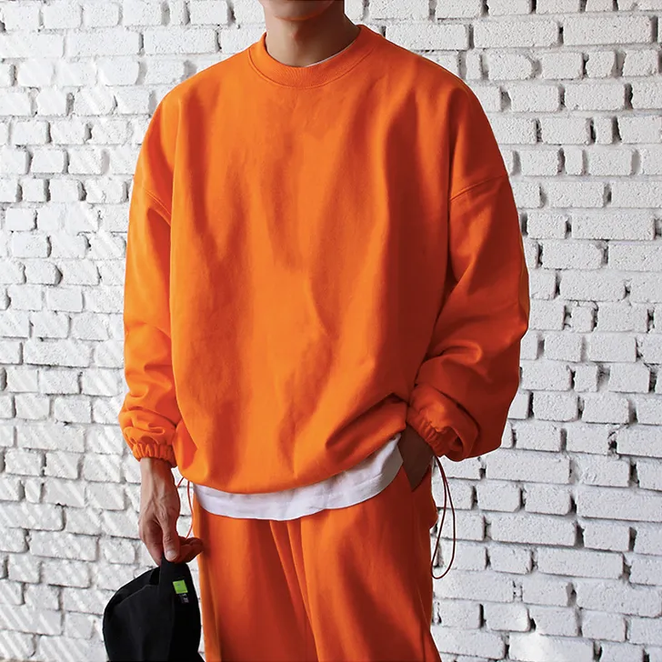 [Korean Style] 4 Colors Casual Drawstring 2 Pieces Sets
