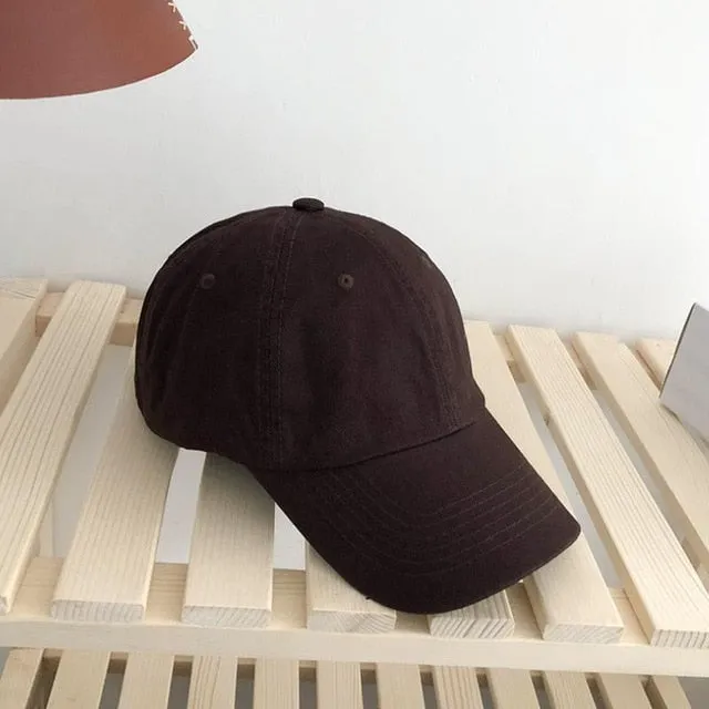 [Korean Style] 9 Colors Gorras Baseball Caps