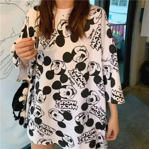 Korean T Shirt Mickey Female