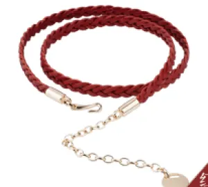 Korean version small belt braid belt waist chain rope decoration YD006