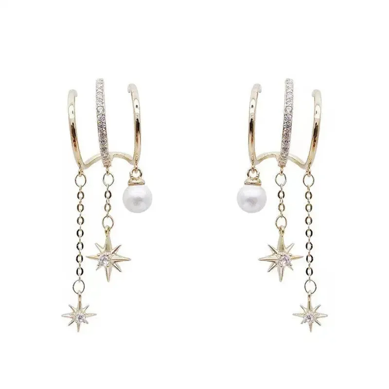 Korean Women's Chic Tassel Earrings