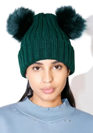 Kuma Pom-Pom Beanie