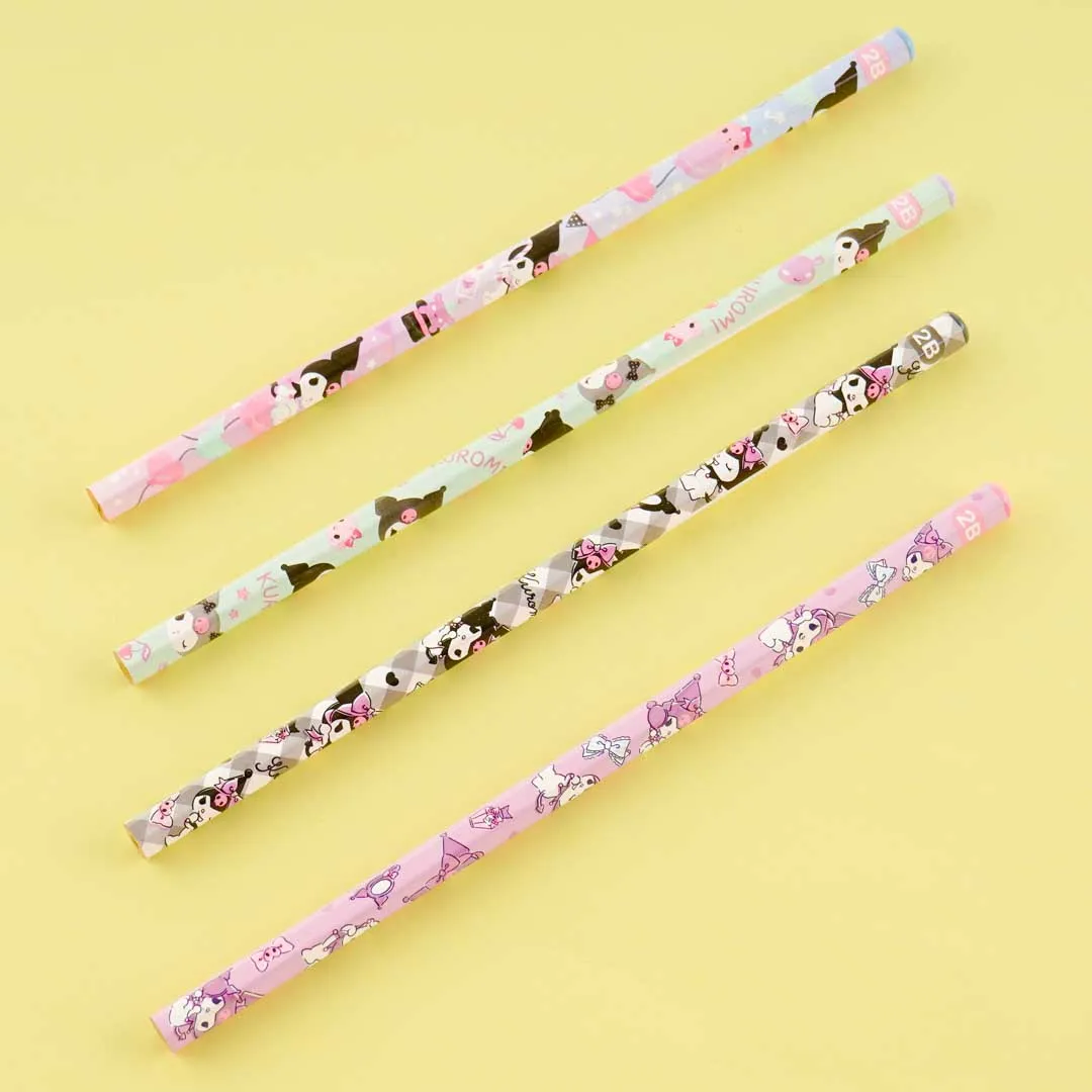 Kuromi Pastel Dreams 2B Pencil Set - 4 pcs