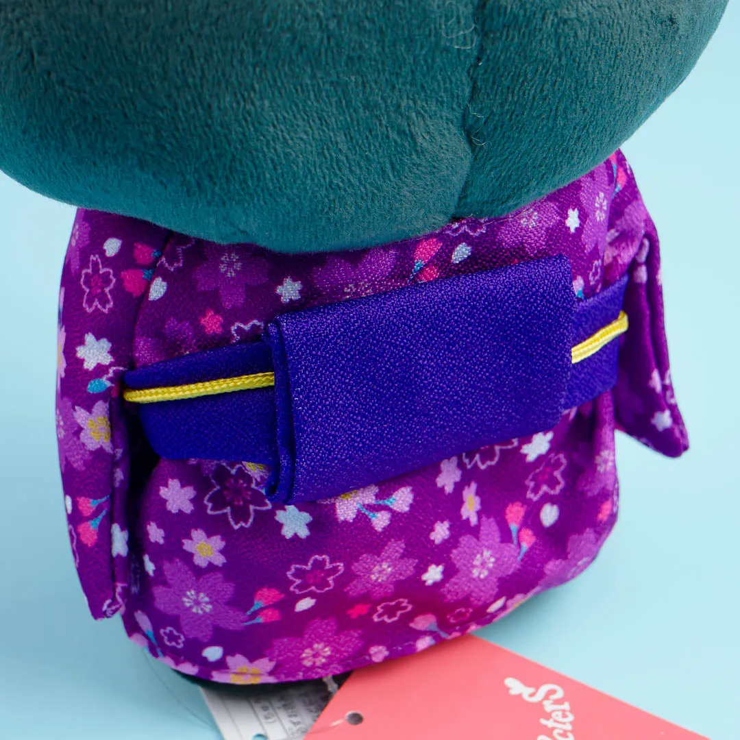Kuromi Sakura Kimono Blushing Plushie - Medium