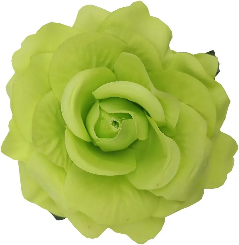 La Homein Sanrich 4pcs/Pack Fabric Rose Hair Flowers Clips Mexican Hair Flowers Hairpin Brooch Headpieces