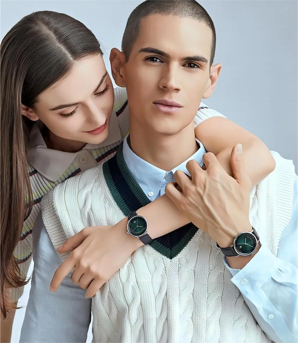 Ladies Watches Swiss Quartz Movement Watches for Women Minimalist Style Design Leather Watch - Ivy Series