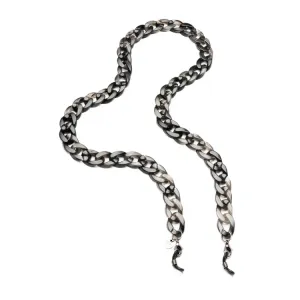 Large Link Glasses Chain - Grey Marble
