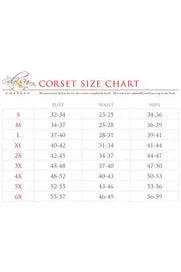Lavish Black/Black Swirl Brocade Corset Belt Cincher w/Clasps