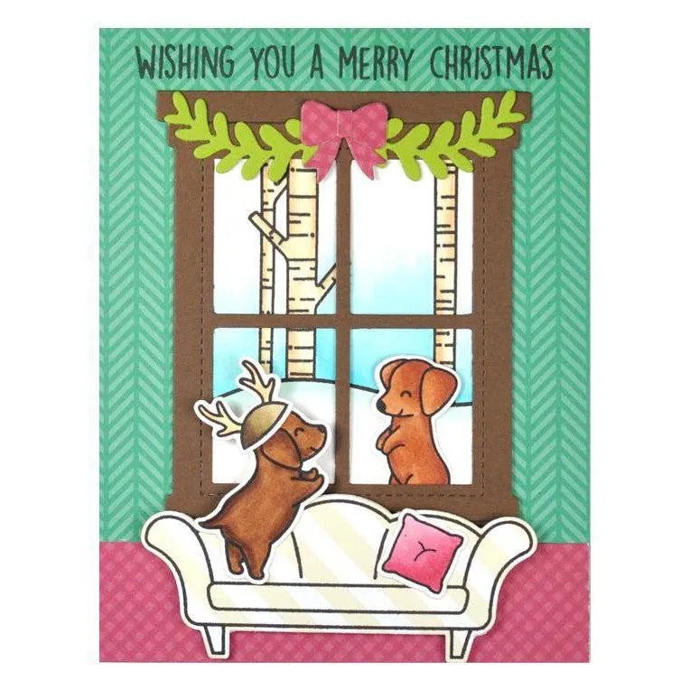 Lawn Fawn - Clear Stamps - Furry And Bright