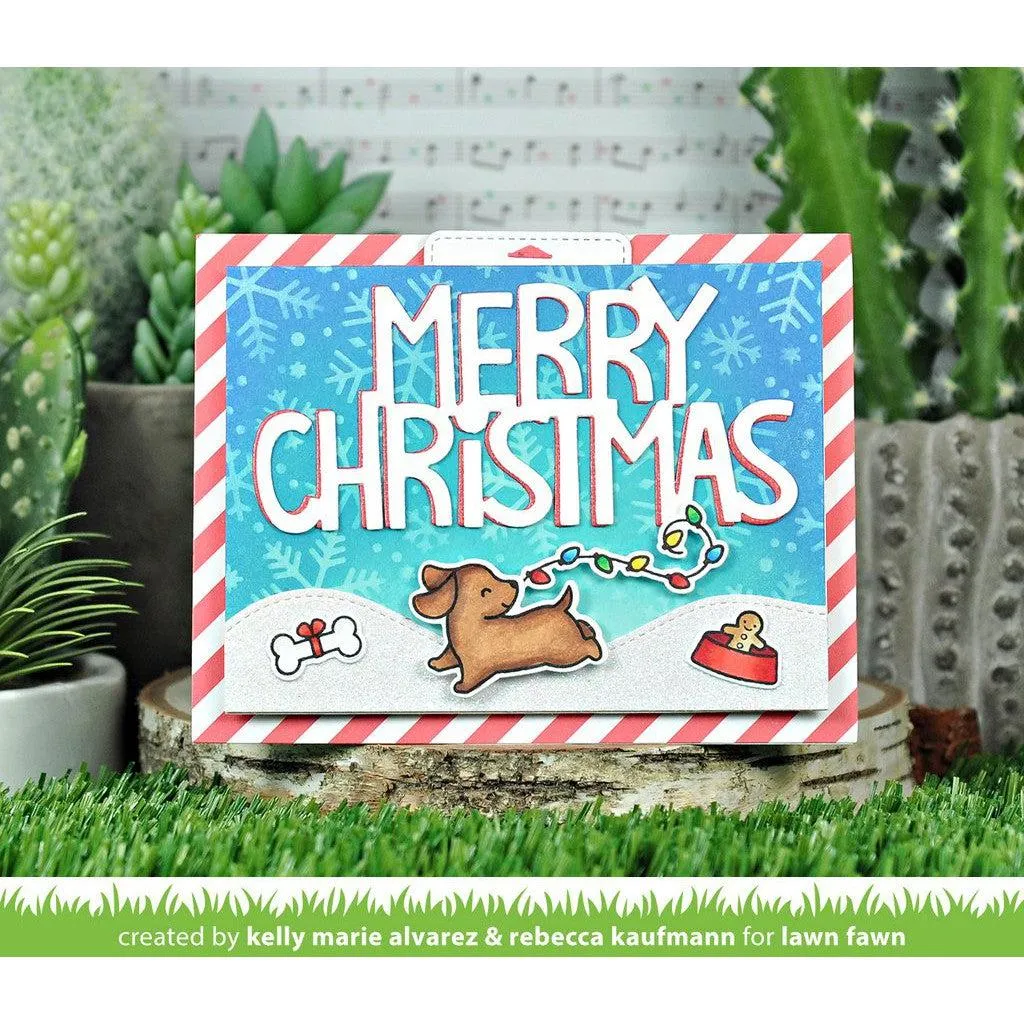 Lawn Fawn - Clear Stamps - Furry And Bright