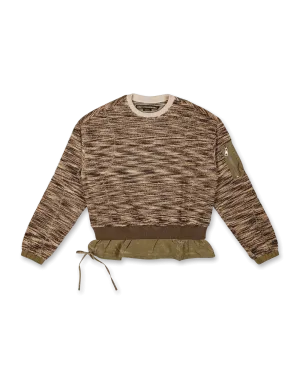 Layered Fleece Sweater