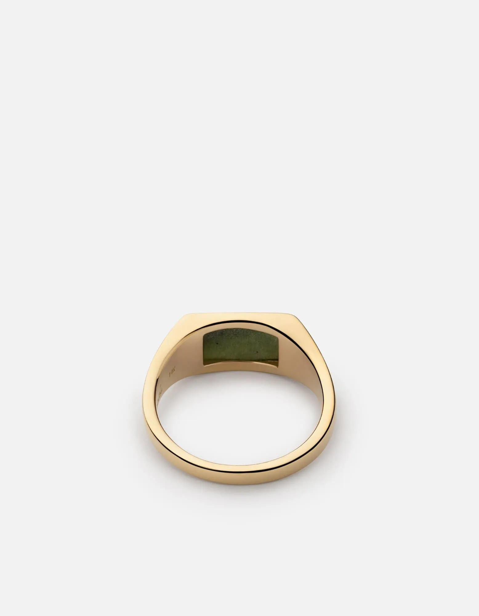 Lennox Jasper Ring, Gold Vermeil
