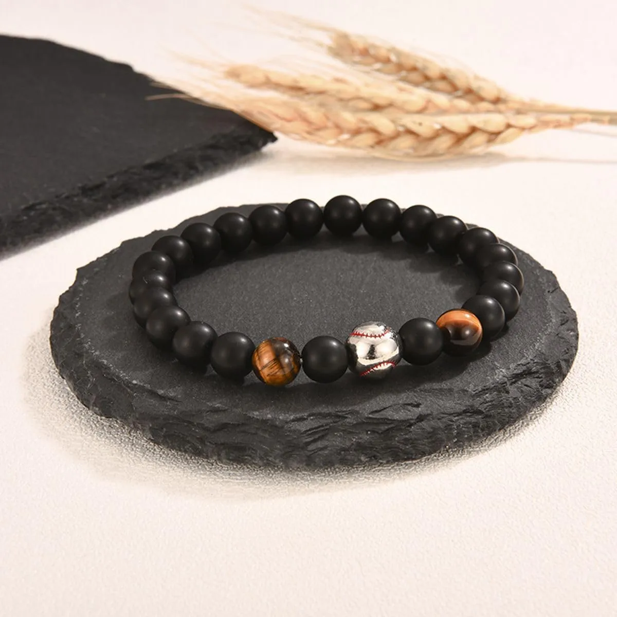 Leyung Bracelet Gifts for Teenage Boys, Football Baseball Basketball Soccer Bracelet Gifts for Boys Player Son Grandson Team Friend, Graduation Birthday Gifts for Teen Boys with Message Card