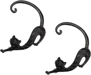 LIFKOME Retro Style Cat Ear Earrings Ear Climber for Women Fashion Jewelry Accessory for Special Occasions