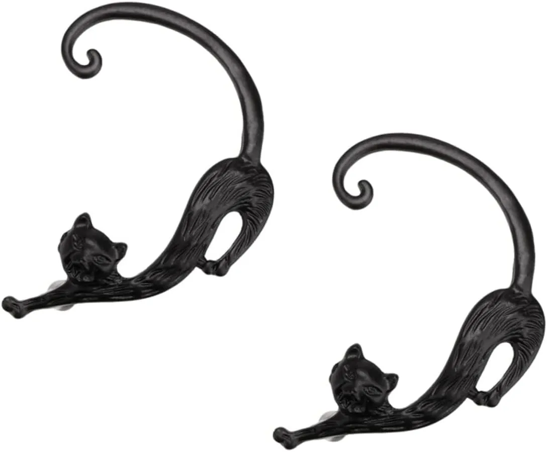 LIFKOME Retro Style Cat Ear Earrings Ear Climber for Women Fashion Jewelry Accessory for Special Occasions