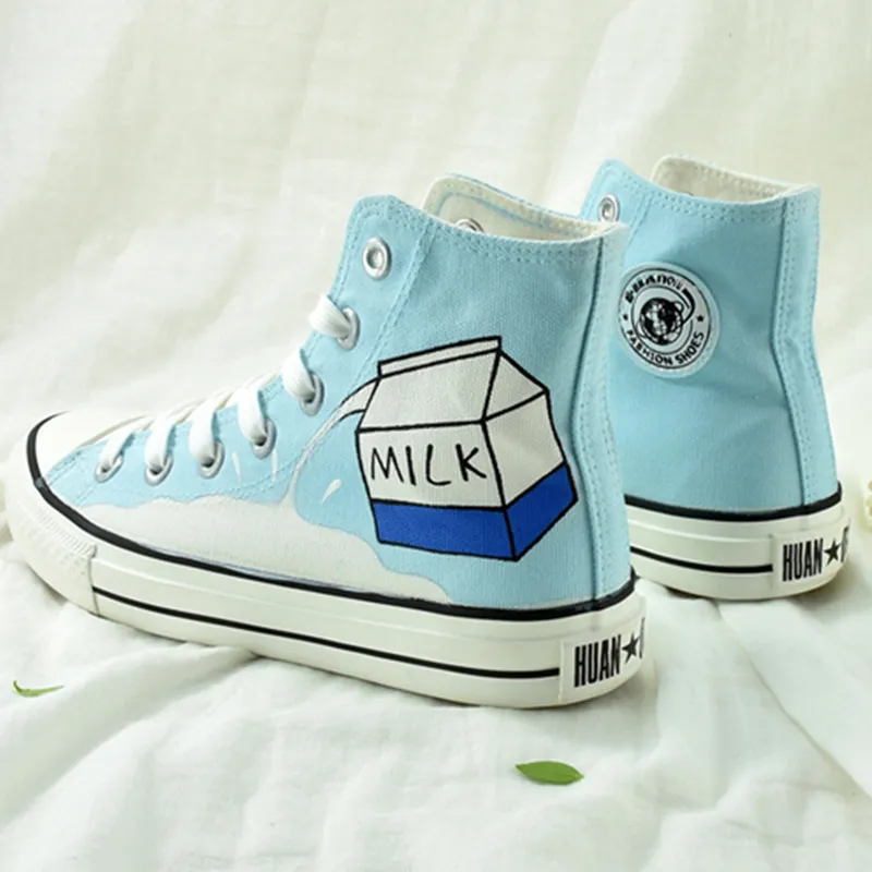 Light Blue Milk Canvas Shoes AD11022