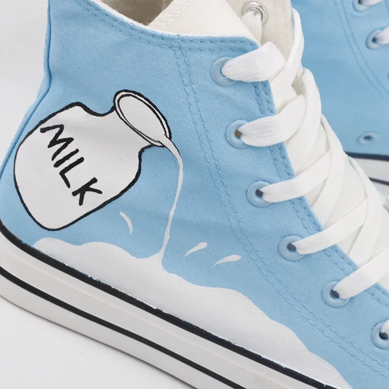 Light Blue Milk Canvas Shoes AD11022