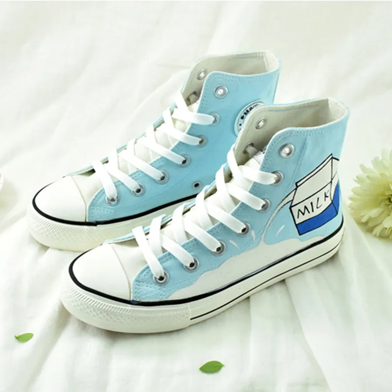 Light Blue Milk Canvas Shoes AD11022
