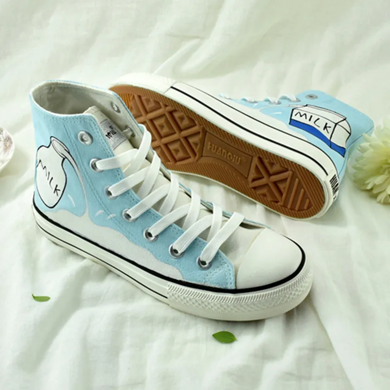 Light Blue Milk Canvas Shoes AD11022