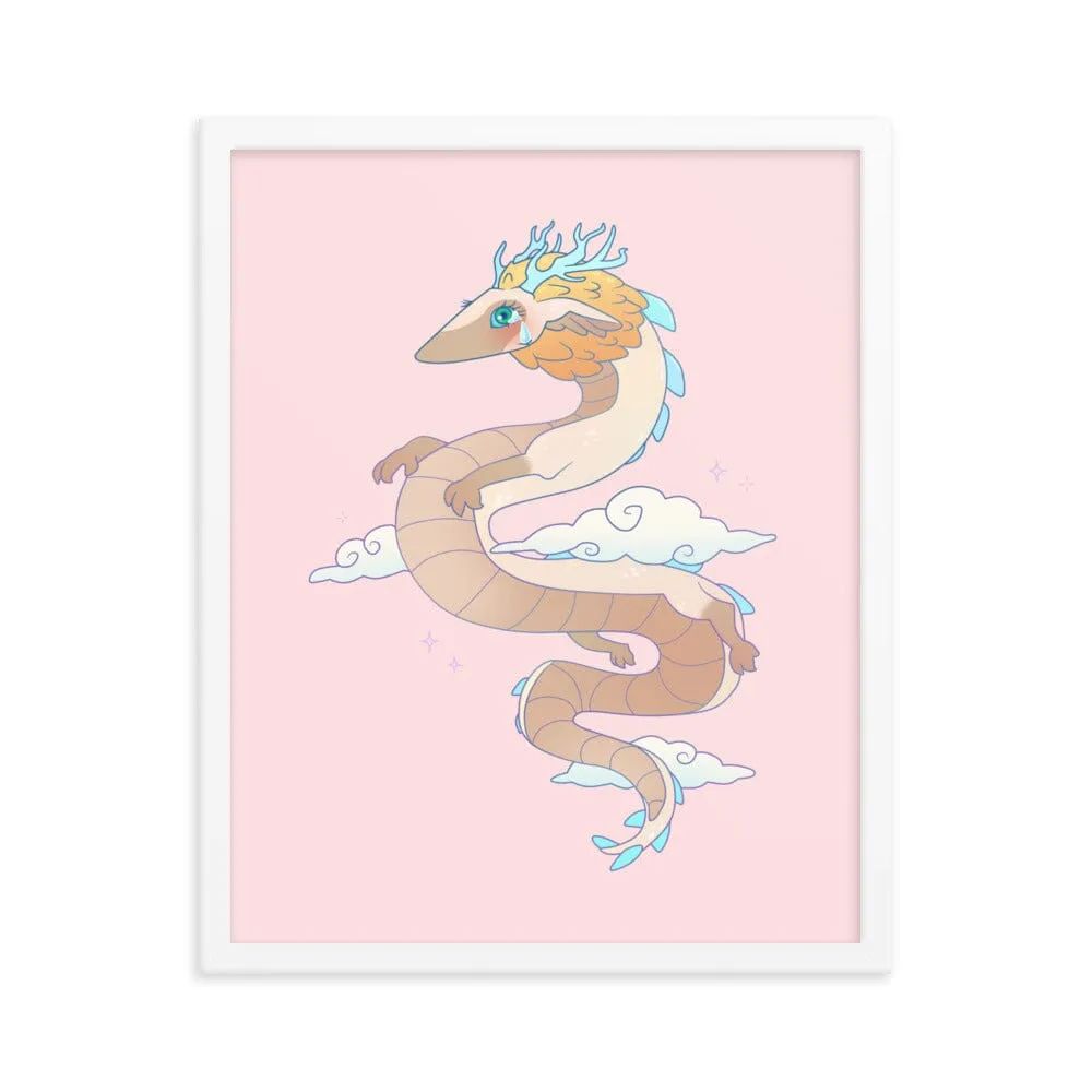 Light Dragon | Framed poster | Titty Tea Zelda