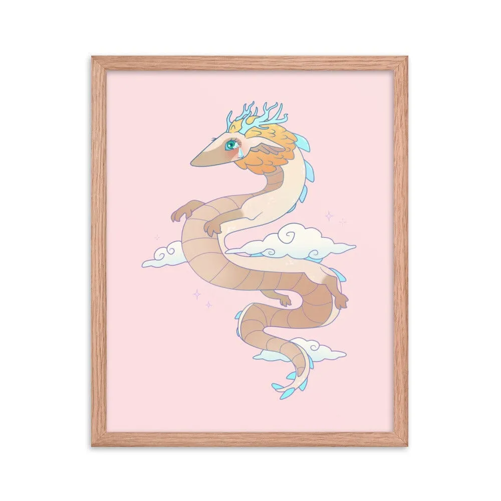 Light Dragon | Framed poster | Titty Tea Zelda